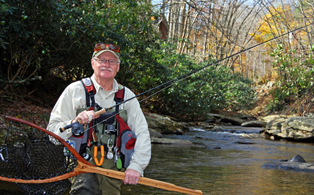 fishing fly guide nc carl boone freeman orvis shooting clay trout professional trained certified mountains wing target service